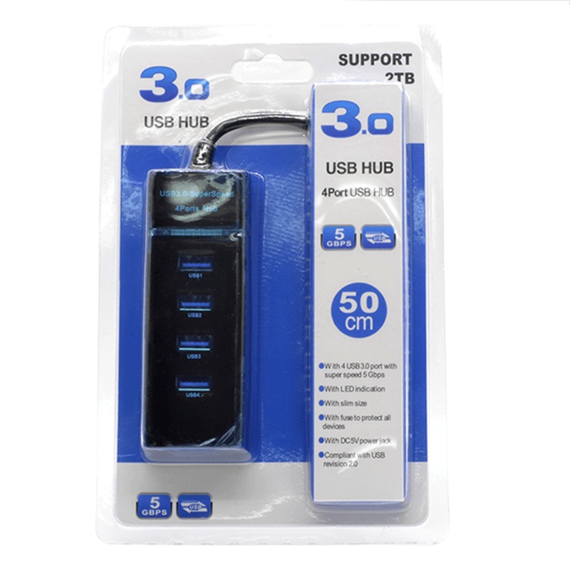 Adaptador Multipuertos Usb 3.0 Hub 4 pts